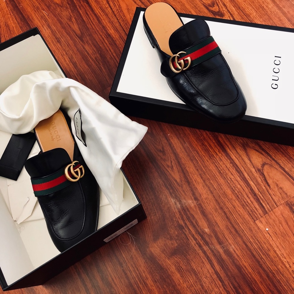 Gucci Leather Slippers